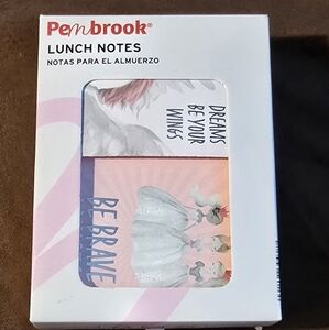 Pembrook Kids Lunch Notes - Pink and White